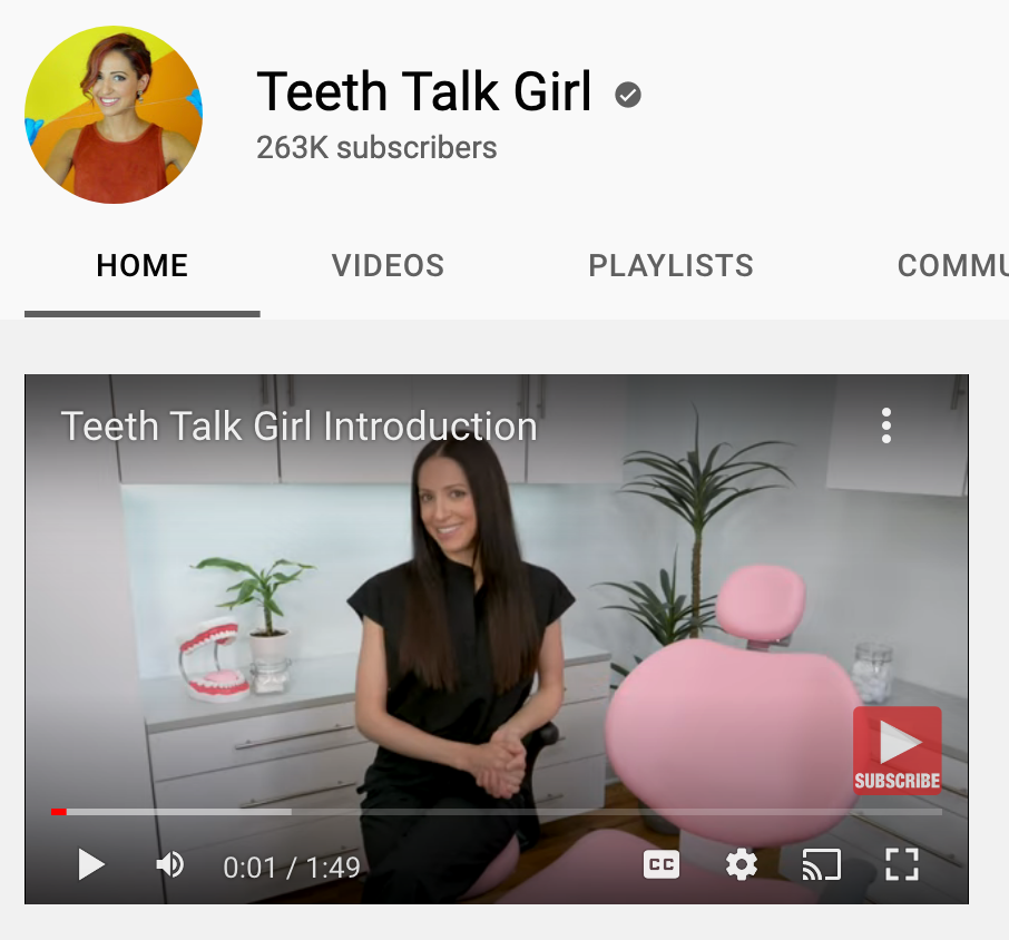 Teeth Talk Girl - YouTube